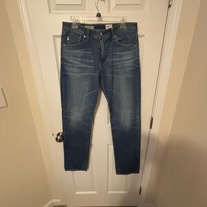 AG Adriano Goldschmied Men's Slim Blue Jeans